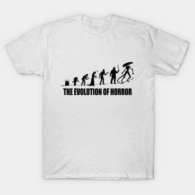 Black EOH Logo T-Shirt by Evolution Of Horror